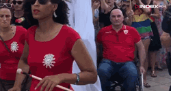VIDEO Hrvatski branitelj na splitskom Prideu u majici Crvene zvezde